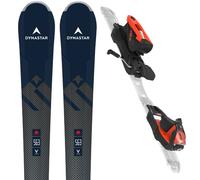 Pack ski." Dynastar Speed 563 + Nx 12 Konect Gw Black Hot Red 25 - Homme - Orange / Gris / Bleu - taille 178 - modèle 2025