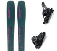 Pack ski." Elan Playmaker 91 Dark Blue 25 + Fixations - Homme - Noir / Rose - taille 180 - modèle 2025
