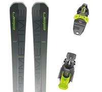 Pack ski." Elan Primetime 55 Fusionx + Emx 12.0 Gw Fus. X Blk/grn [f] 25 - Homme - Gris / Vert - taille 172 - modèle 2025