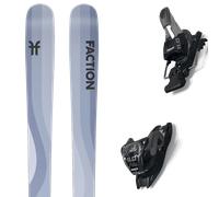 Pack ski." Faction Dancer 1 Grey 26 + Fixations - Mixte - Gris - taille 162 - modèle 2026