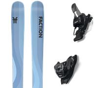 Faction Pack ski Dancer 2 Blue 2026 avec fixations – Mixte – Bleu – 171 cm
