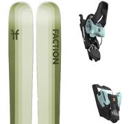Pack ski freeride." Faction Dancer 4 24 + Fixations - Homme - Vert - taille 191 - modèle 2024