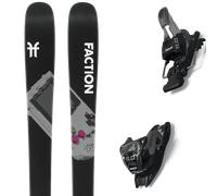 Pack ski." Faction Prodigy 0 25 + Fixations - Mixte - Noir / Blanc / Gris - taille 171 - modèle 2025
