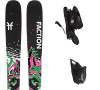 Pack ski." Faction Prodigy 1 Green/pink 26 + Fixations - Mixte - Vert / Noir / Rose - taille 158 - modèle 2026