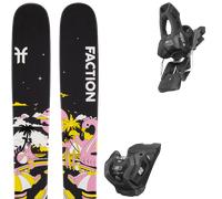Pack ski." Faction Prodigy 4 Yellow/pink 26 + Fixations - Homme - Rose / Jaune / Noir - taille 185 - modèle 2026