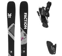Pack ski." Faction Prodigy Jr 25 + Fixations - Enfant - Blanc / Gris / Noir - taille 133 - modèle 2025