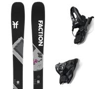 Pack ski." Faction Prodigy Jr 25 + Fixations - Enfant - Blanc / Gris / Noir - taille 143 - modèle 2025