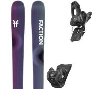 Pack ski." Faction Studio 0 25 + Fixations - Mixte - Bleu / Violet / Noir - taille 168 - modèle 2025