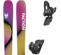 Pack ski." Faction Studio 1 Multicolor 26 + Fixations - Homme - Violet / Rose / Jaune - taille 164 - modèle 2026