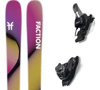 Pack ski." Faction Studio 1 Multicolor 26 + Fixations - Homme - Violet / Rose / Jaune - taille 178 - modèle 2026