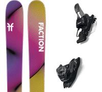 Pack ski." Faction Studio 2 Multicolor 26 + Fixations - Mixte - Violet / Orange / Rose - taille 166 - modèle 2026