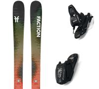 Pack ski." Faction Studio Grom Fr Black 27 + Fixations - Enfant - Noir / Vert / Orange - taille 155 - modèle 2027