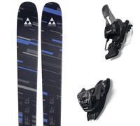 Pack ski." Fischer Nightstick 90 25 + Fixations - Homme - Noir / Bleu / Gris - taille 168 - modèle 2025