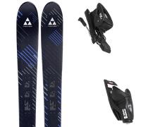 Pack ski." Fischer Nightstick Team 25 + Fixations - Enfant - Bleu / Gris / Noir - taille 155 - modèle 2025