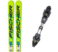 Pack ski." Fischer Rc4 Worldcup Noize Gs W Yellow + Rc4 Z17 Freeflex 26 - Femme - Vert / Jaune / Bleu - taille 188 - modèle 2026
