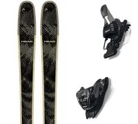 Pack ski." Head Kore 94 Ti Black/beige 27 + Fixations - Mixte - Noir / Gris - taille 191 - modèle 2027