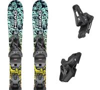 Pack ski." Head Monster Easy Light Blue/white + Jrs 4.5 Gw 26 - Enfant - Bleu / Noir / Vert - taille 107 - modèle 2026