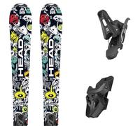 Pack ski." Head Monster Easy Light Blue/white + Jrs 7.5 Gw 26 - Enfant - Noir / Multicolore - taille 147 - modèle 2026