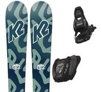 Pack ski." K2 Indy + Fdt 4.5 S 70mm 26 - Enfant - Bleu / Vert - taille 124 - modèle 2026