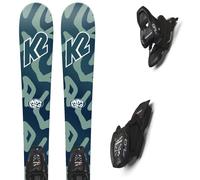 Pack ski." K2 Indy + Fdt 7.0 L 70mm 26 - Enfant - Vert / Bleu - taille 136 - modèle 2026
