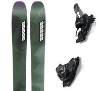 Pack ski." K2 Mindbender 106c W 25 + Fixations - Femme - Vert / Noir - taille 176 - modèle 2025