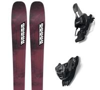 Pack ski." K2 Mindbender 89ti W 25 + Fixations - Femme - Violet / Noir - taille 146 - modèle 2025