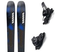 Pack ski." K2 Mindbender 99 Ti 25 + Fixations - Homme - Noir / Bleu - taille 166 - modèle 2025