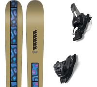 Pack ski." K2 Omen 90 26 + Fixations - Homme - Beige / Noir / Bleu - taille 159 - modèle 2026