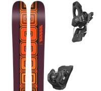 Pack ski." K2 Omen 90 W 25 + Fixations - Femme - Marron / Orange / Noir - taille 159 - modèle 2025