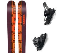 Pack ski." K2 Omen 90 W 25 + Fixations - Femme - Marron / Orange / Noir - taille 159 - modèle 2025