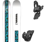 Pack ski." K2 Omen 90 W 26 + Fixations - Femme - Blanc / Bleu / Noir - taille 159 - modèle 2026