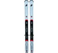 Pack Ski K2 Strike Jr + Fixations Fdt 4.5 Set Garçon Blanc 2026 taille 124