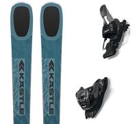 Pack ski." Kästle Mx74 Dark Turquoise 26 + Fixations - Homme - Noir / Bleu - taille 164 - modèle 2026