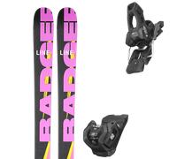 Pack ski." Line Honey Badger Black/pink 25 + Fixations - Homme - Noir / Violet / Vert - taille 166 - modèle 2025