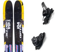 Pack ski." Line Optic 104 Black/multi 26 + Fixations - Homme - Noir / Multicolore - taille 190 - modèle 2026