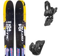 Pack ski." Line Optic 104 Black/multi 26 + Fixations - Homme - Noir / Multicolore - taille 190 - modèle 2026