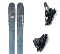 Pack ski." Line Optic 104 Blue/pink 25 + Fixations - Homme - Bleu / Blanc - taille 178 - modèle 2025