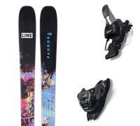 Pack ski." Line Pandora 99 Black/blue 25 + Fixations - Mixte - Noir / Violet / Vert - taille 170 - modèle 2025