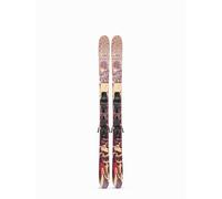 Pack Ski Line Ruckus Quikclik + Fixations Squire Marron Garçon Marron 2026 taille 135