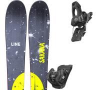 Pack ski." Line Sakana Grey/yellow 26 + Fixations - Homme - Gris / Noir / Jaune - taille 181 - modèle 2026