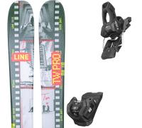 Pack ski." Line Tom Wallisch Pro Multi 26 + Fixations - Homme - Vert / Gris / Orange - taille 164 - modèle 2026