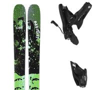 Pack ski." Line Vision 114 Black/green 25 + Fixations - Homme - Vert / Noir - taille 183 - modèle 2025