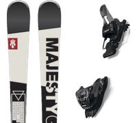 Pack ski." Majesty Gtx Ti White/black/red 27 + Fixations - Homme - Blanc - taille 175 - modèle 2027