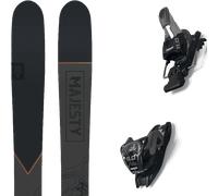 MAJESTY Havoc 100 Carbon - Homme - Noir / Orange / Rouge - taille 170- modèle 2024