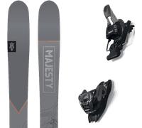Pack ski." Majesty Havoc 100 Ti 26 + Fixations - Homme - Orange / Gris / Noir - taille 188 - modèle 2026