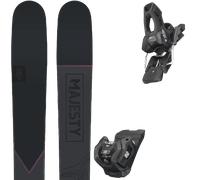 Pack ski de randonnée." Majesty Havoc 110 Carbon 24 + Fixations - Homme - Noir / Violet - taille 181 - modèle 2024