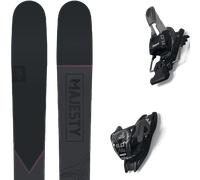Pack ski." Majesty Havoc 110 Carbon 24 + Fixations - Homme - Noir / Violet - taille 191 - modèle 2024