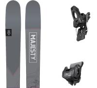 Pack ski." Majesty Havoc 110 Ti 24 + Fixations - Homme - Violet / Gris / Blanc - taille 181 - modèle 2024