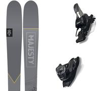 Majesty - Packs (skis + fix) - Skis all-mountain - Pack Havoc 90 Ti 2025 en Bois - Jaune Jaune 172 cm,178 cm,184 cm