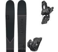 Pack ski de randonnée." Majesty Vadera 110 Carbon 25 + Fixations - Homme - Rose / Noir - taille 176 - modèle 2025